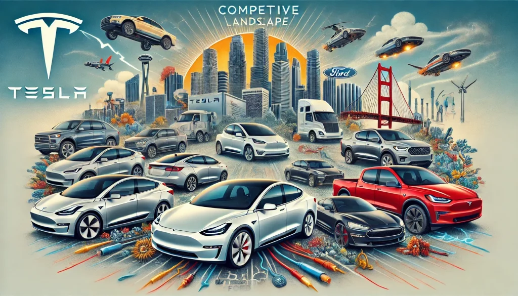 Tesla’s Competitive Landscape: Battling Traditional Giants and Emerging Innovators in the Evolving EV Market