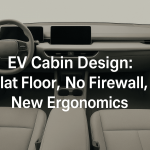 EV Cabin Design: How Losing the Tunnel and Firewall Rewrites Ergonomics