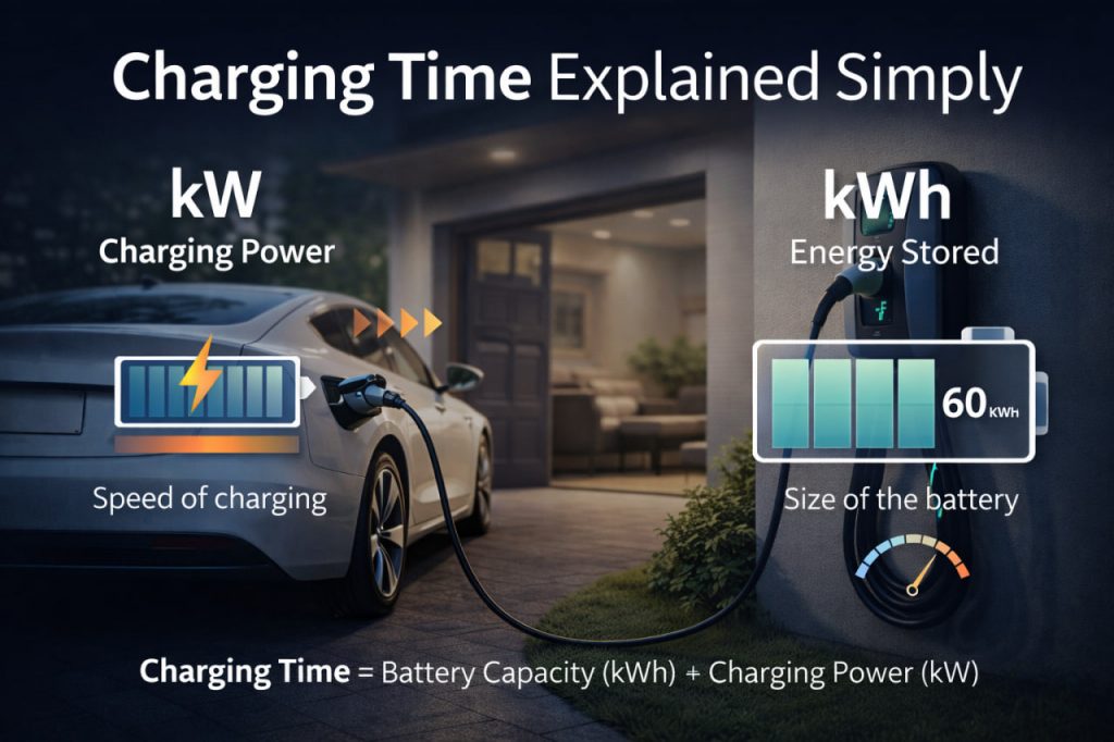 How to Calculate Charging Time: kW and kWh Explained in Simple Terms