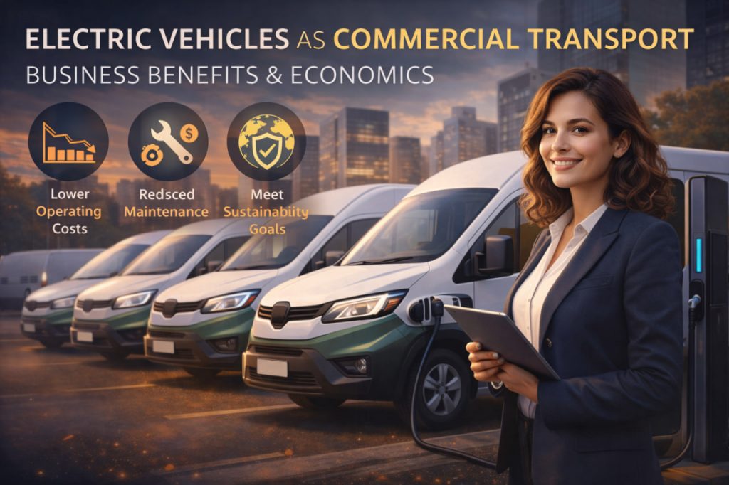 Electric Vehicles as Commercial Transport: Business Benefits and Economics