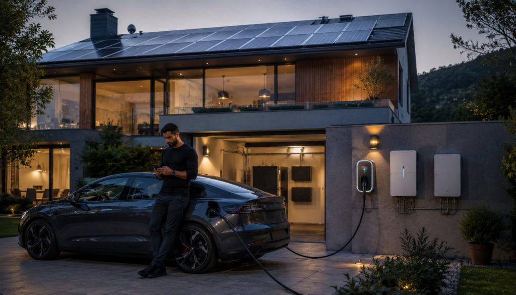 Electric Vehicle and Eco-Home: Building a Closed Energy System