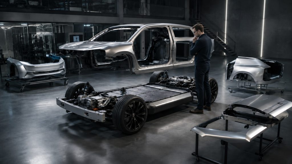 Modular Electric Vehicles: A Car or a Constructor Set?